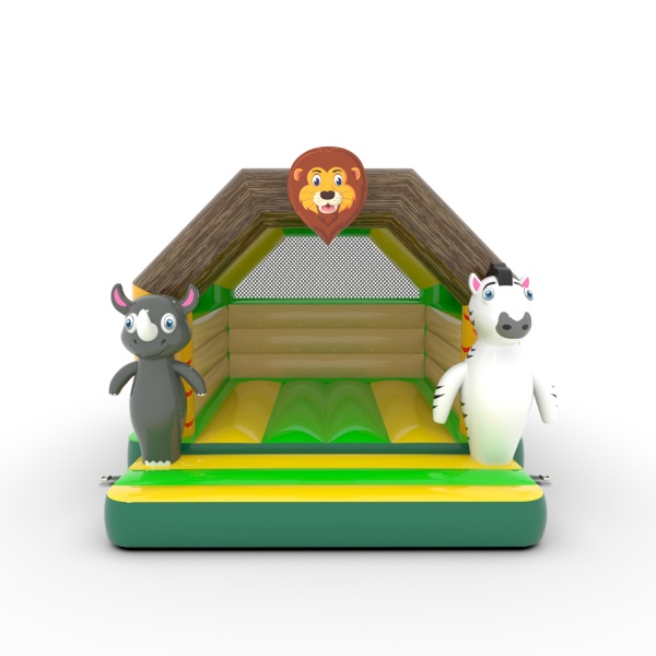 Inflatable castle 4.5x3.6 in the jungle theme