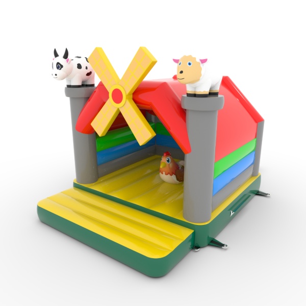 Inflatable castle 4.5x3.6 in the farm theme