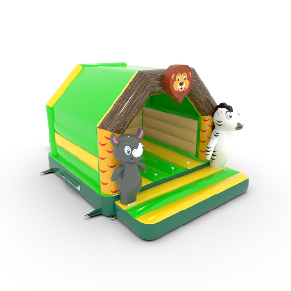 Inflatable castle 4.5x3.6 in the jungle theme