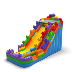Larger inflatable slide in...