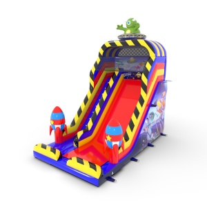 Inflatable slide in the...