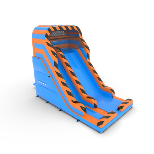 Inflatable Gangaru - classic single slide with side walls