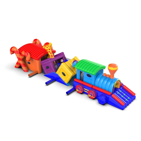 Inflatable obstacle course Funfair - 13 m