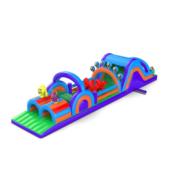 Inflatable obstacle course Little Monsters - 15 m