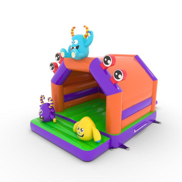 Inflatable castle 4.5x3.6 in the monster theme