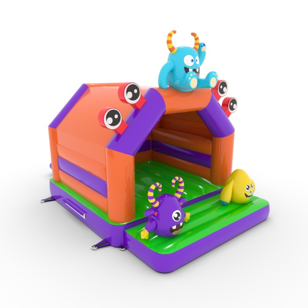 Inflatable castle 4.5x3.6 in the monster theme