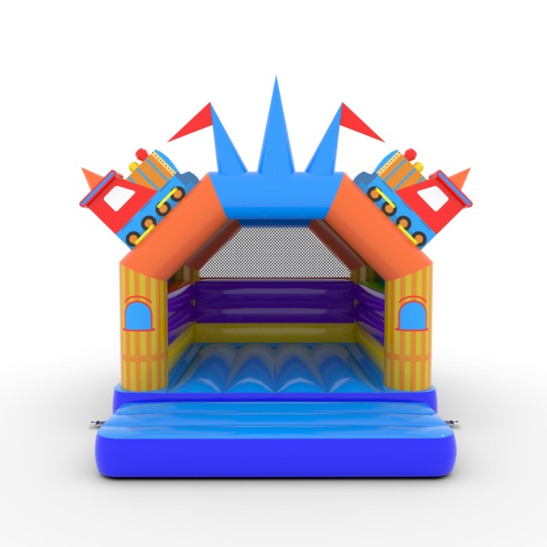 Inflatable castle 4.5x3.6 in the fairground theme