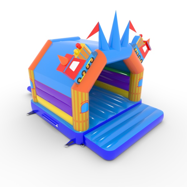 Inflatable castle 4.5x3.6 in the fairground theme