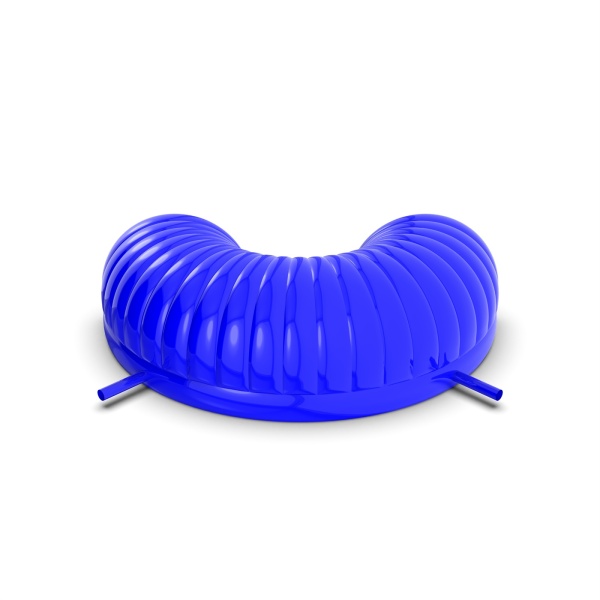 Inflatable connector for obstacle courses - closed
