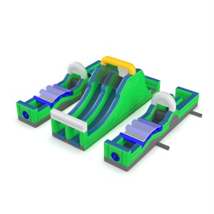 Double inflatable obstacle...