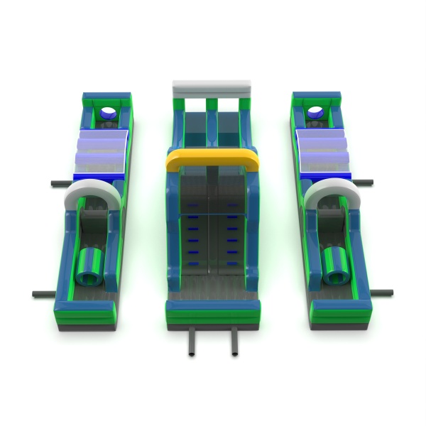 Double inflatable obstacle course - 12 m