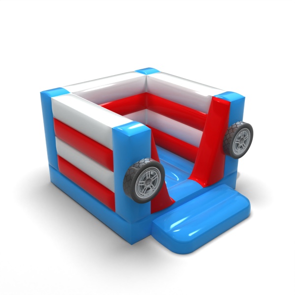 Small enclosed inflatable castle - in the car theme