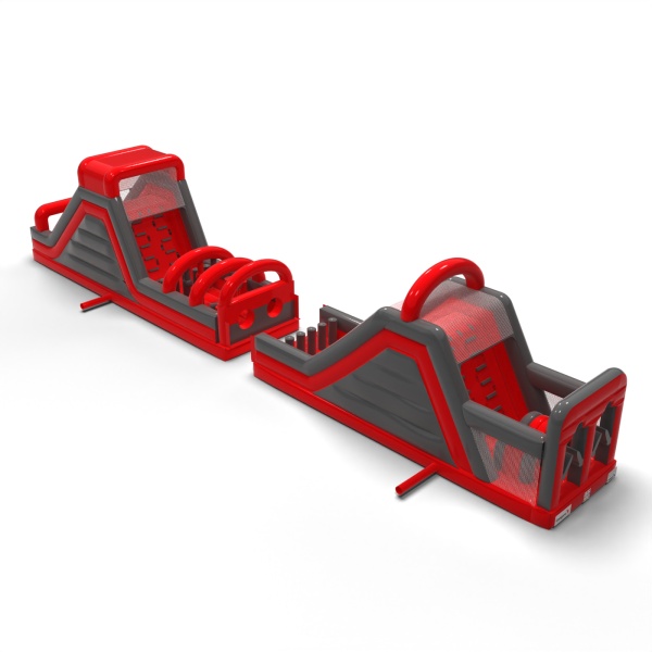 Inflatable obstacle course CrashKader Red - 22,5 m