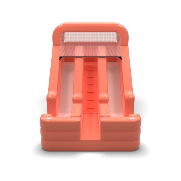 Double inflatable slide mini - dusty pink