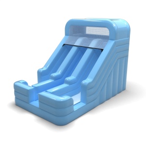 Double inflatable slide...