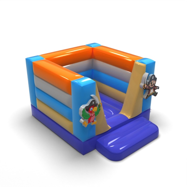 Small enclosed inflatable castle - in the pirate theme
