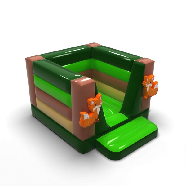 Small enclosed inflatable castle - in the forest theme