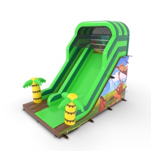 Inflatable slide with print...