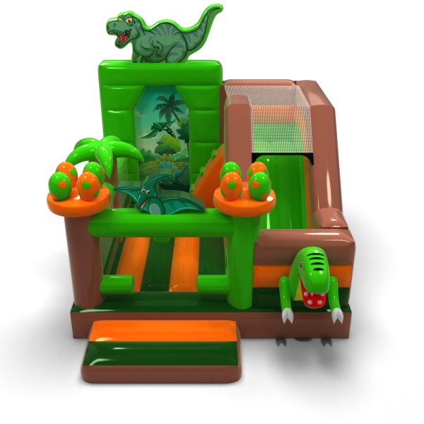 Inflatable with slide - Dinosaurs combo