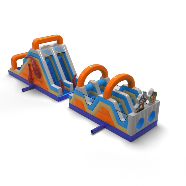 Inflatable obstacle course Pirate-themed - 15 m