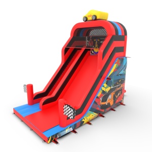 Inflatable slide with print...