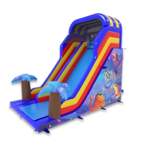 Larger inflatable slide...