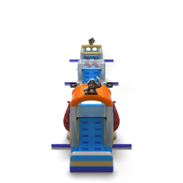 Inflatable obstacle course Pirate-themed - 20 m