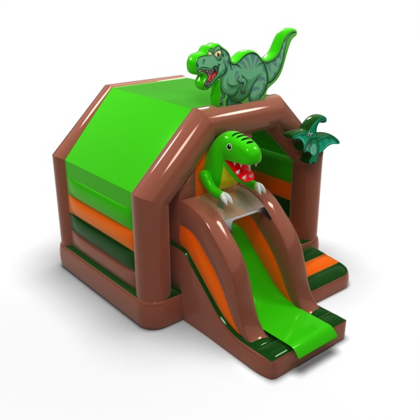 Land of dinosaurs - inflatable with slide