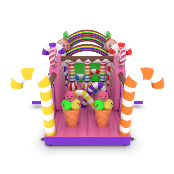 Inflatable obstacle course Candy - 10 m