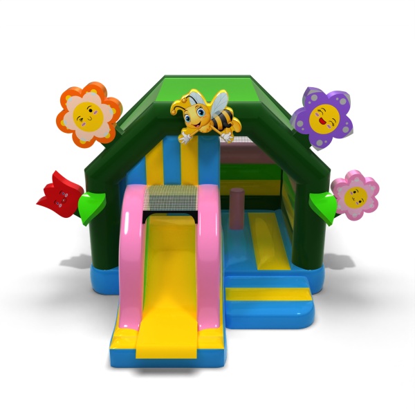 Spring Land - inflatable with slide