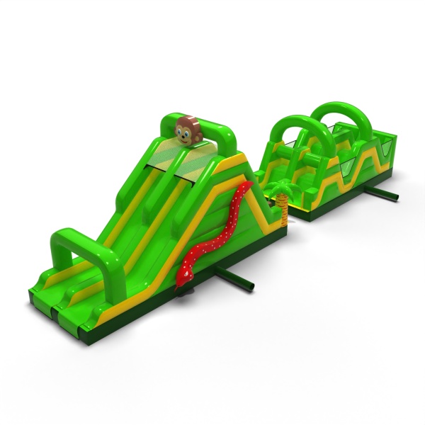 Inflatable obstacle course Jungle - 15 m