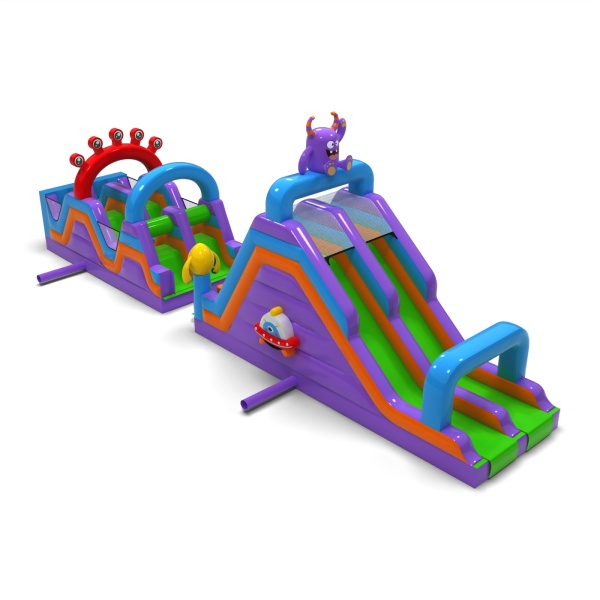 Inflatable obstacle course in the theme of monsters - 15 m