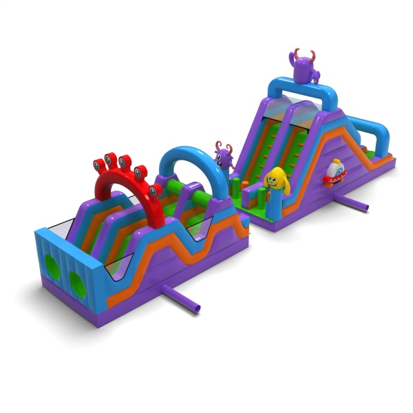 Inflatable obstacle course in the theme of monsters - 15 m