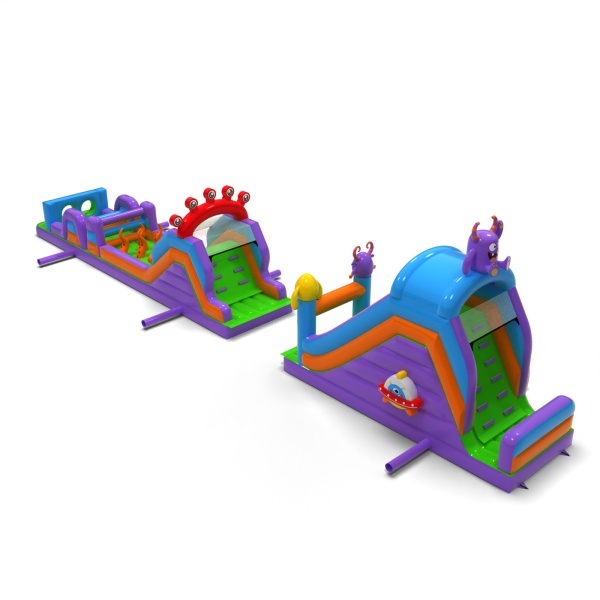 Inflatable obstacle course Monsters - 20 m