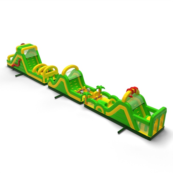 Inflatable obstacle course Jungle - 30 m