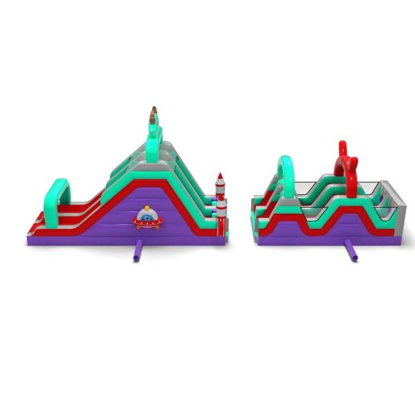 Inflatable obstacle course Space - 15 m