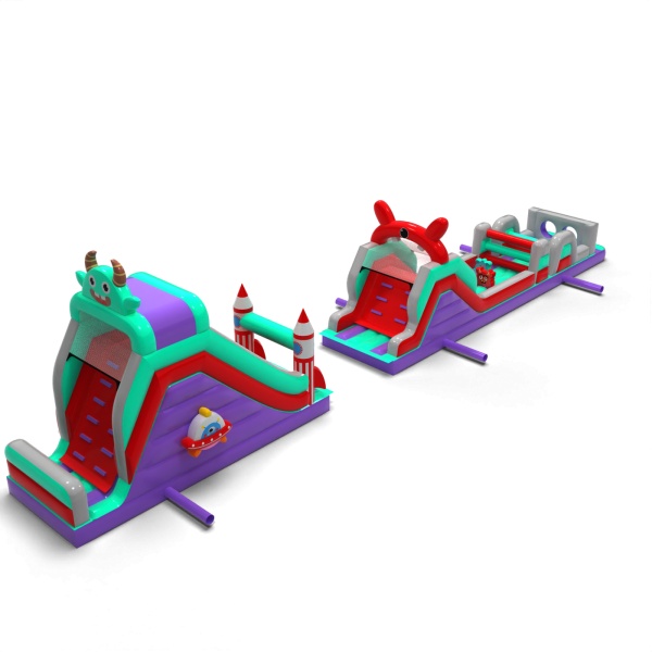 Inflatable obstacle course Space - 20 m