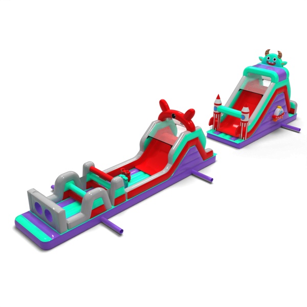 Inflatable obstacle course Space - 20 m