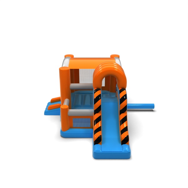 Inflatable castle combo with a classic theme