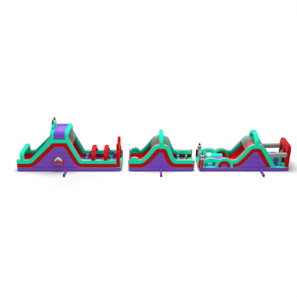 Inflatable obstacle course Space Long - 30 m