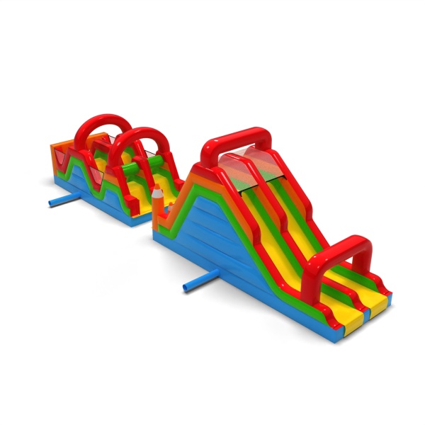 Inflatable obstacle course crayons - 15 m