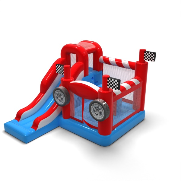 Inflatable castle car combo