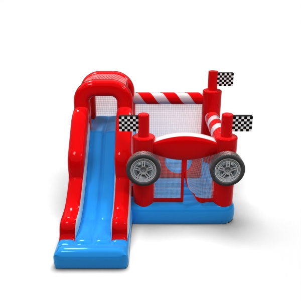 Inflatable castle car combo