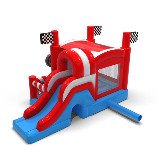 Inflatable castle combo with the car theme