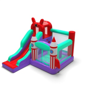 Inflatable castle space combo