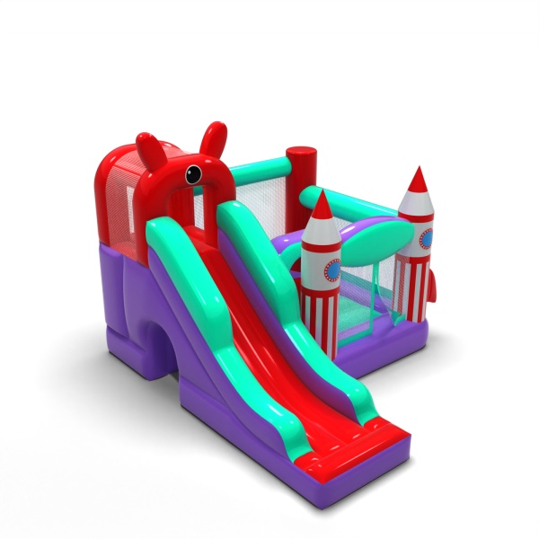 Inflatable castle space combo