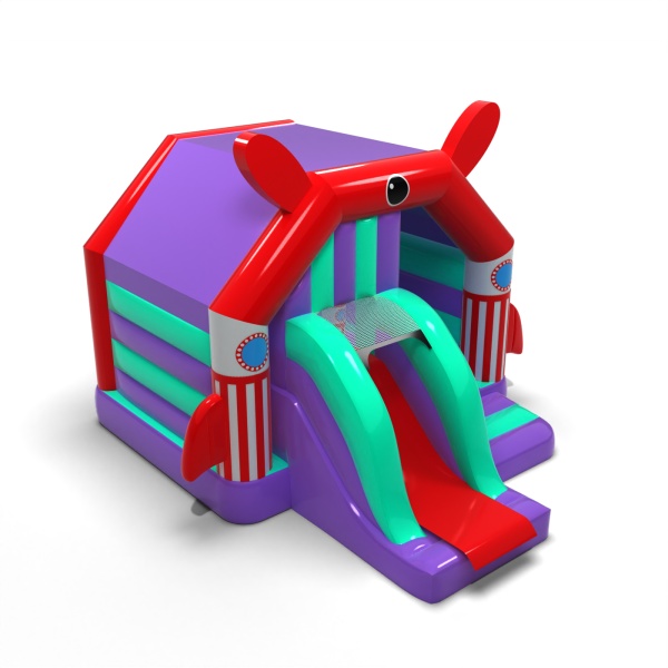 Space base - inflatable with slide