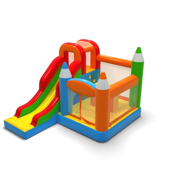 Inflatable castle crayons combo