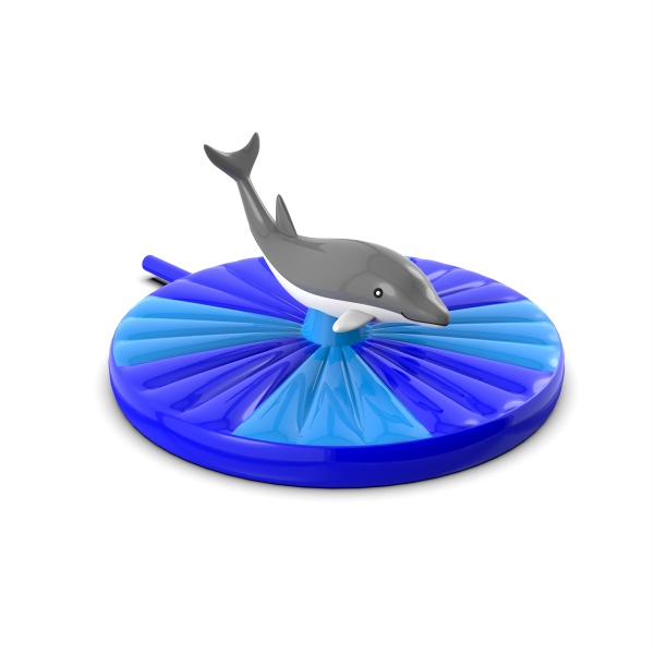 Inflatable dolphin - rodeo dolphin