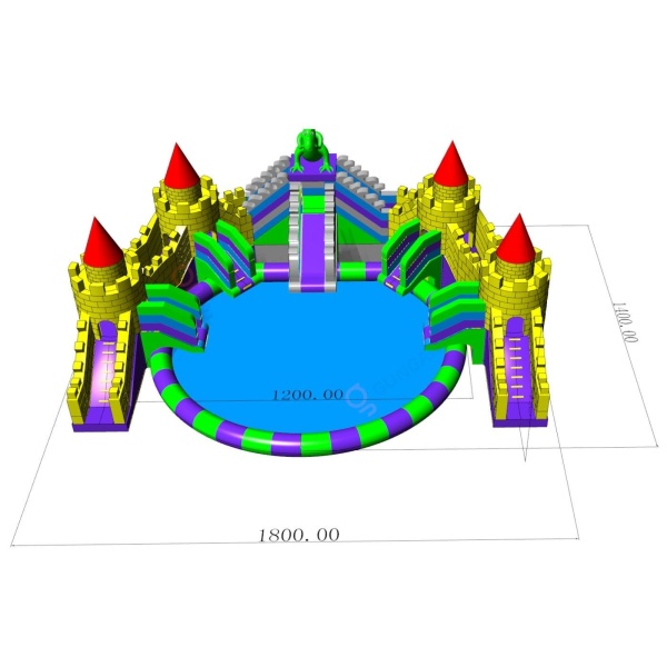Water play park - dragon castle